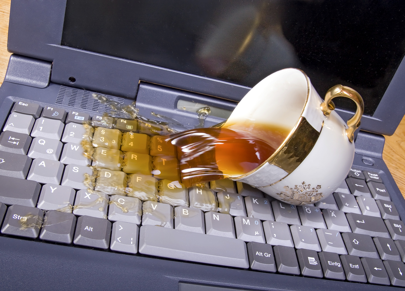 How Do You Keep a Mug from Spilling on Your Laptop? Physics!